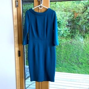 Teal Boden 3/4 Sleeve Dress